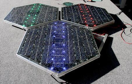 solarroadways该项目所使用的太阳能面板是solarroadways公司研发的