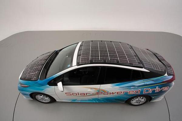 丰田成功研发车载太阳能电板可增加续航里程445km